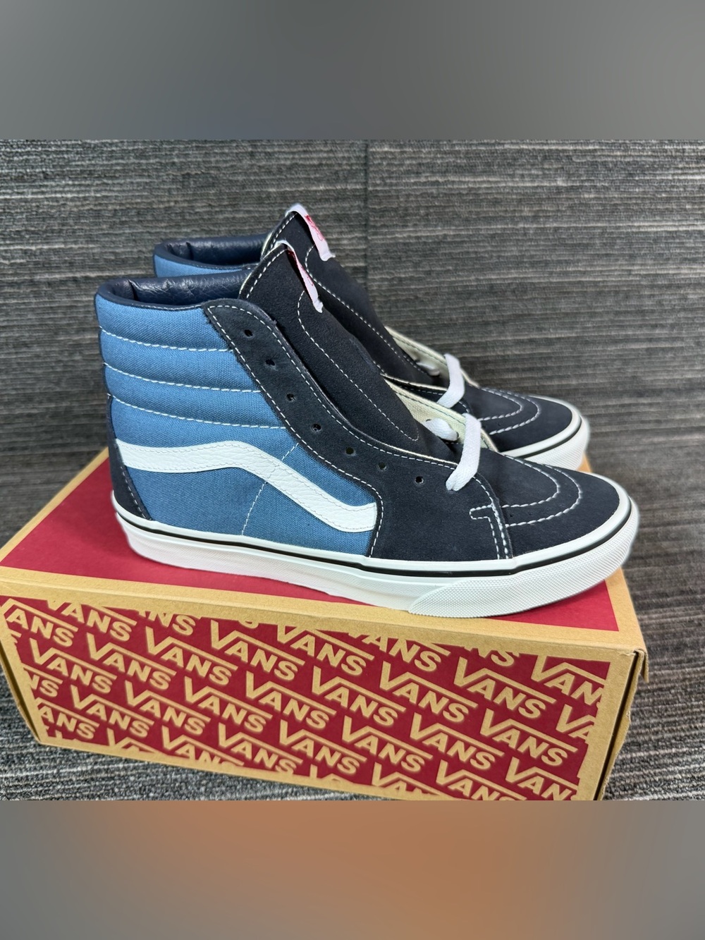 Vans Sk8-HI ‘NAVY’ Classic Shoe Unisex Mens 5.5 Women’s 7 New